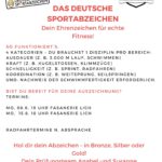 Sportabzeichen Flyer 2026